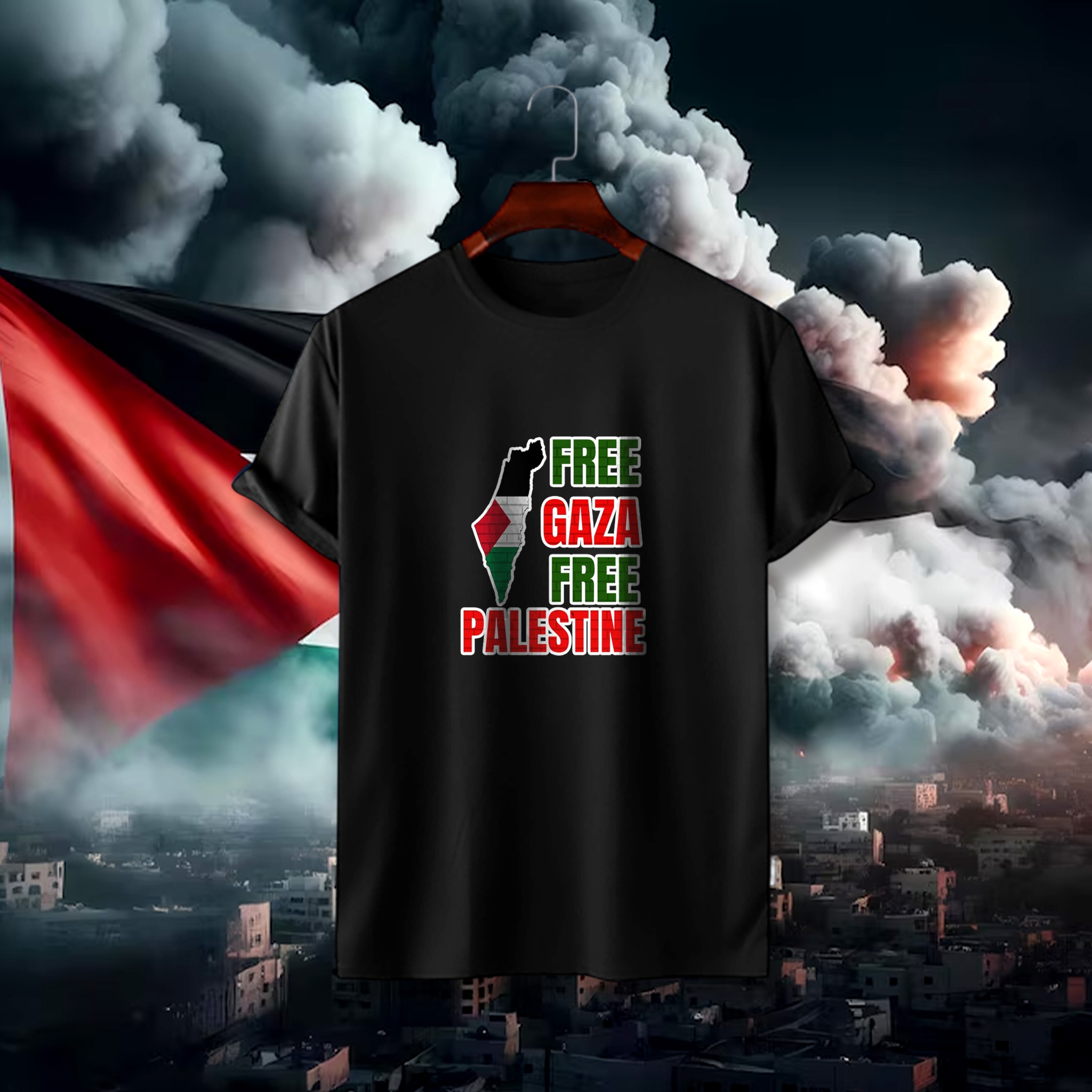 Best Free Palestine Premium Cotton Fabric T-Shirt Price in Bangladesh 2025